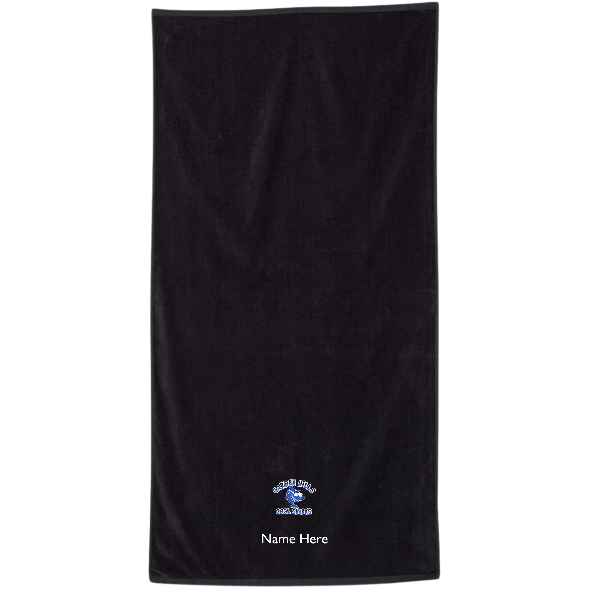 34" x 70" Velour Towel (Embroidered) - Garden Hills