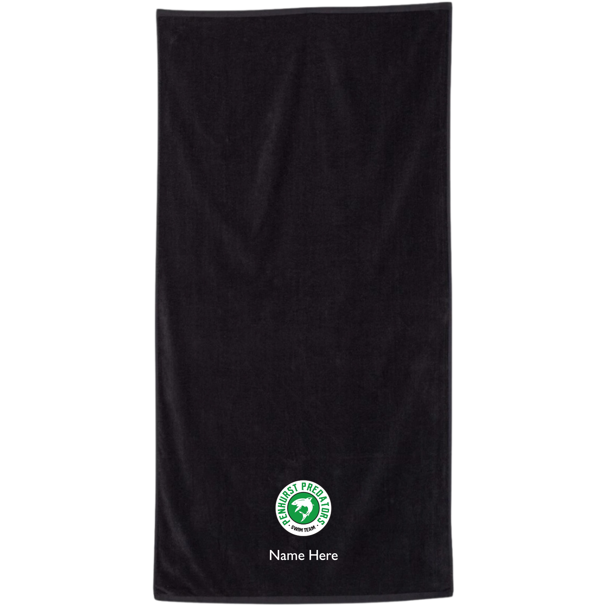 34" x 70" Velour Towel (Embroidered) - Penhurst Predators