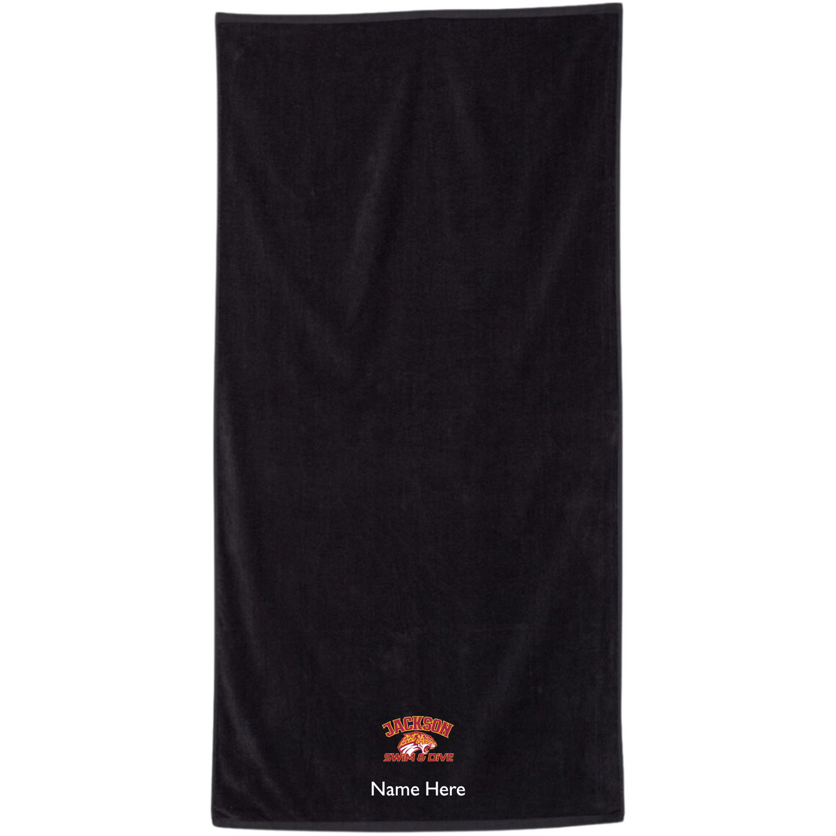 34" x 70" Velour Towel (Embroidered) - Maynard Jackson