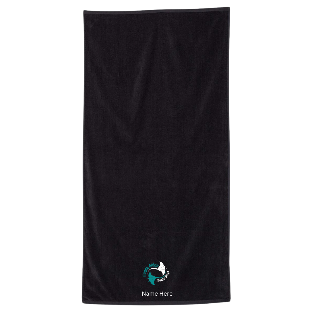 34" x 70" Velour Towel (Customized) - Maple Ridge