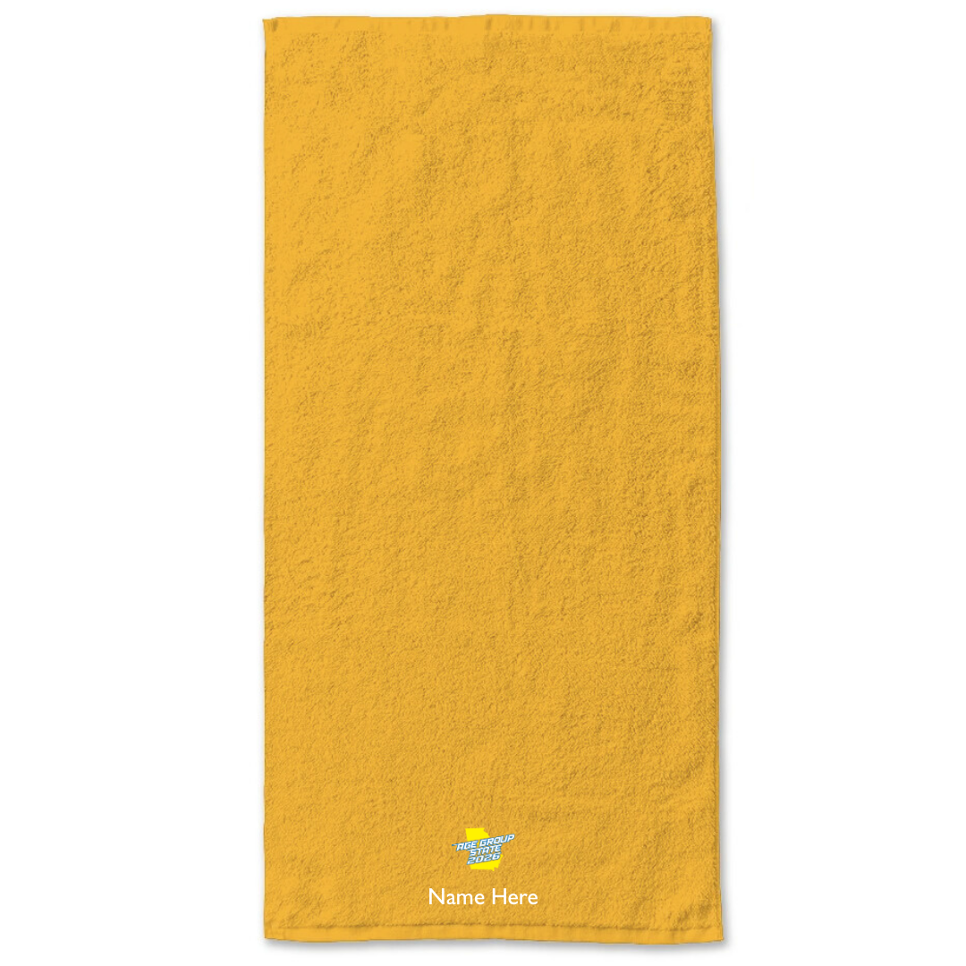34" x 70" Velour Towel (Embroidered) - 2026 GA Age Group Championship
