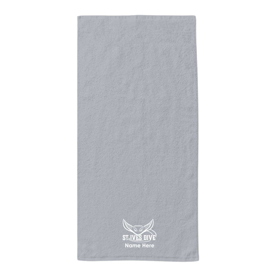 34" x 70" Velour Towel (Customized) - St Ives Dive
