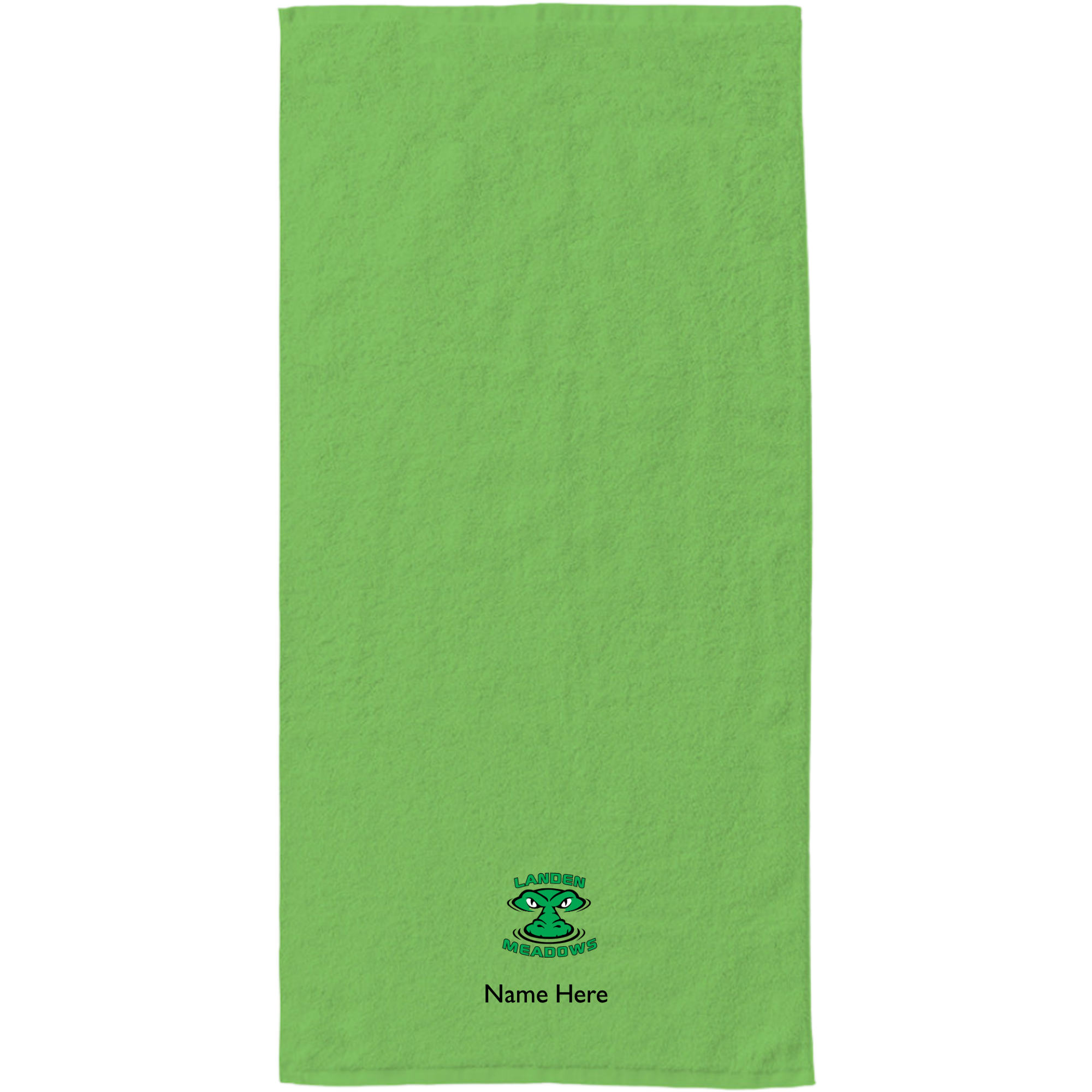 34" x 70" Velour Towel (Embroidered) - Landen Meadows