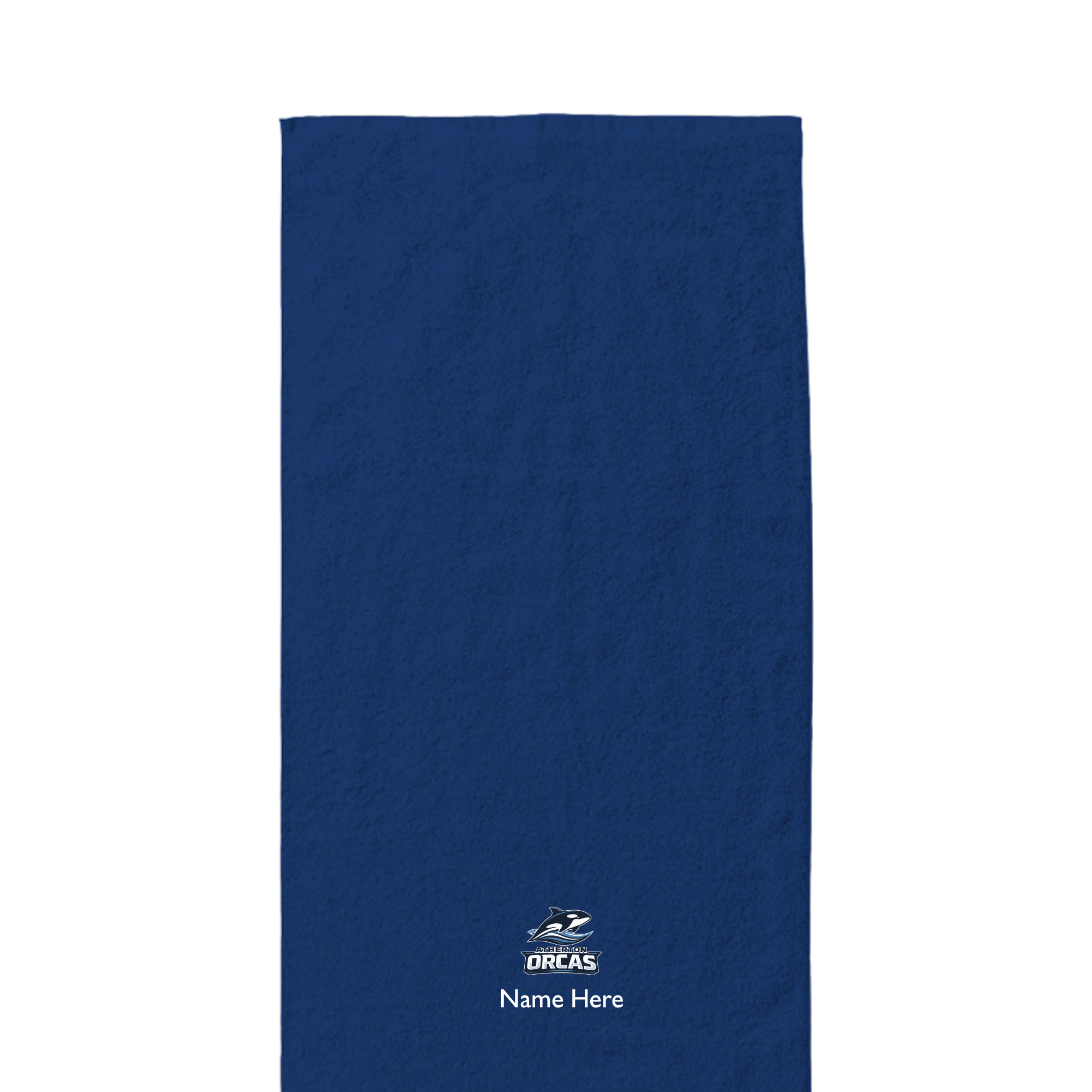 34" x 70" Velour Towel (Embroidered) - Atherton Orcas