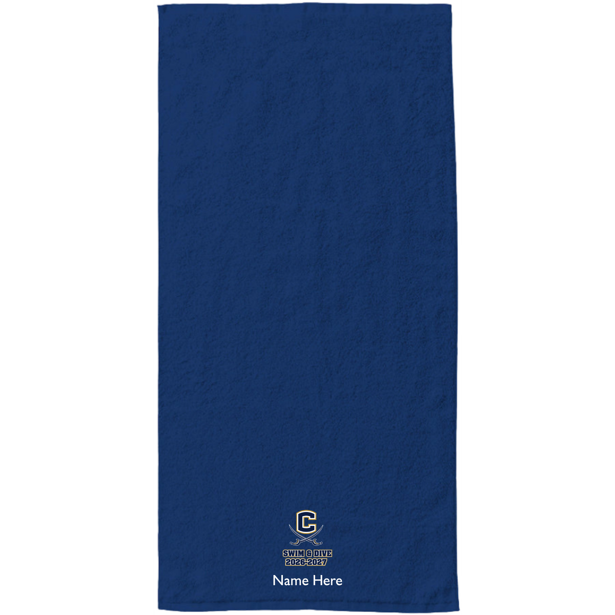 34" x 70" Velour Towel (Embroidered) - Cuthbertson HS