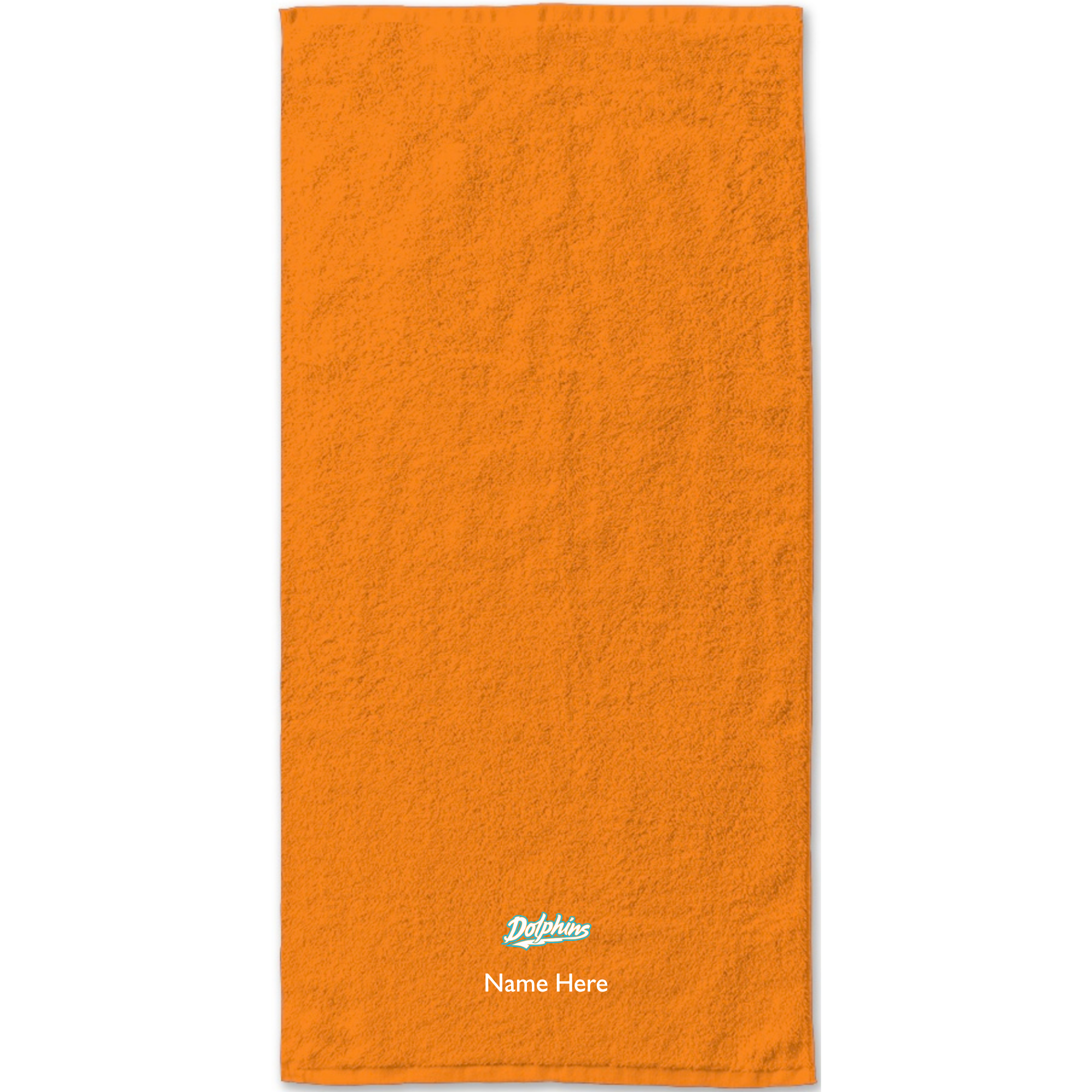 34" x 70" Velour Towel (Embroidered) - Dalton Dolphins
