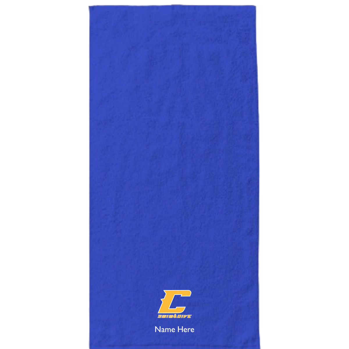 34" x 70" Velour Towel (Embroidered) - Chattahoochee HS