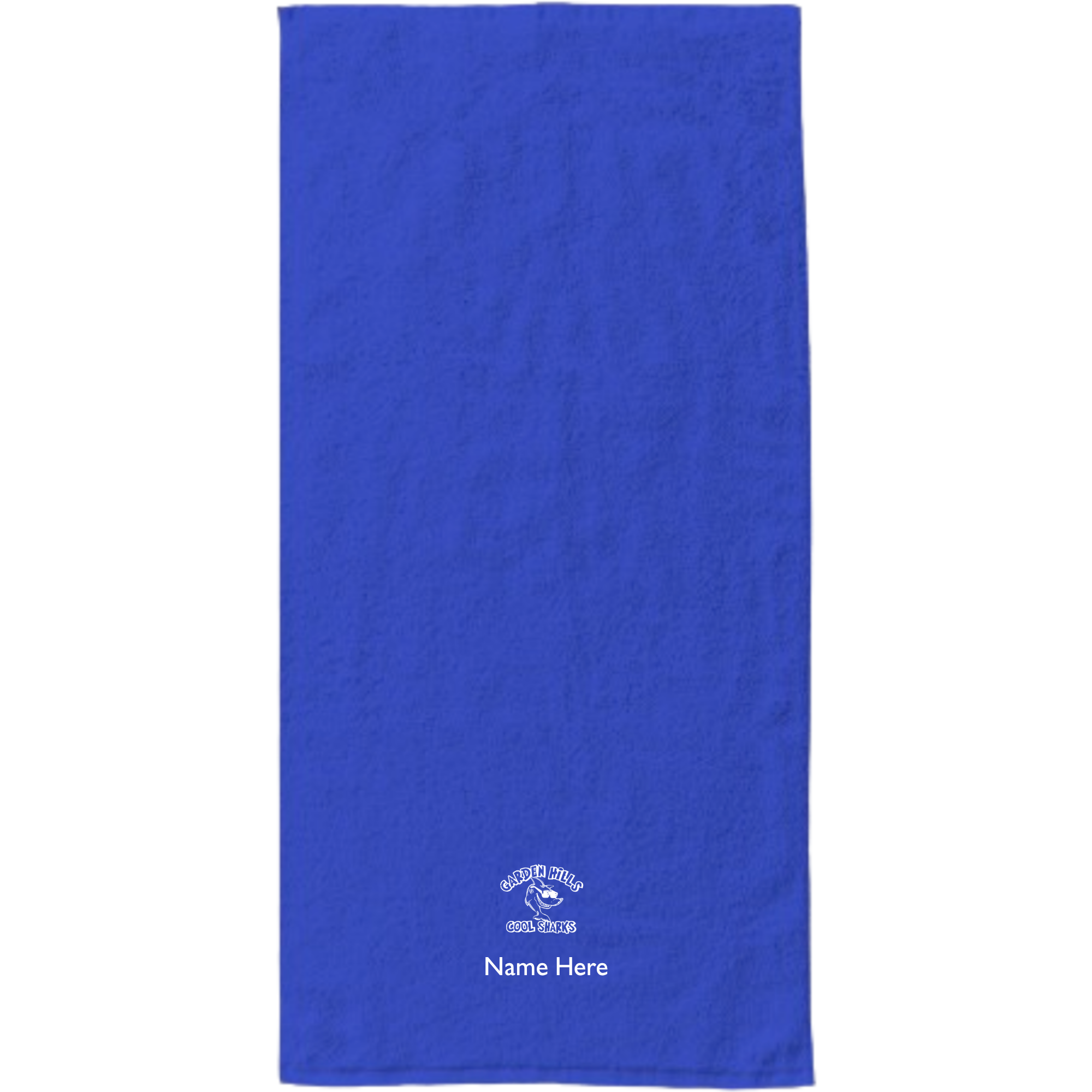 34" x 70" Velour Towel (Embroidered) - Garden Hills
