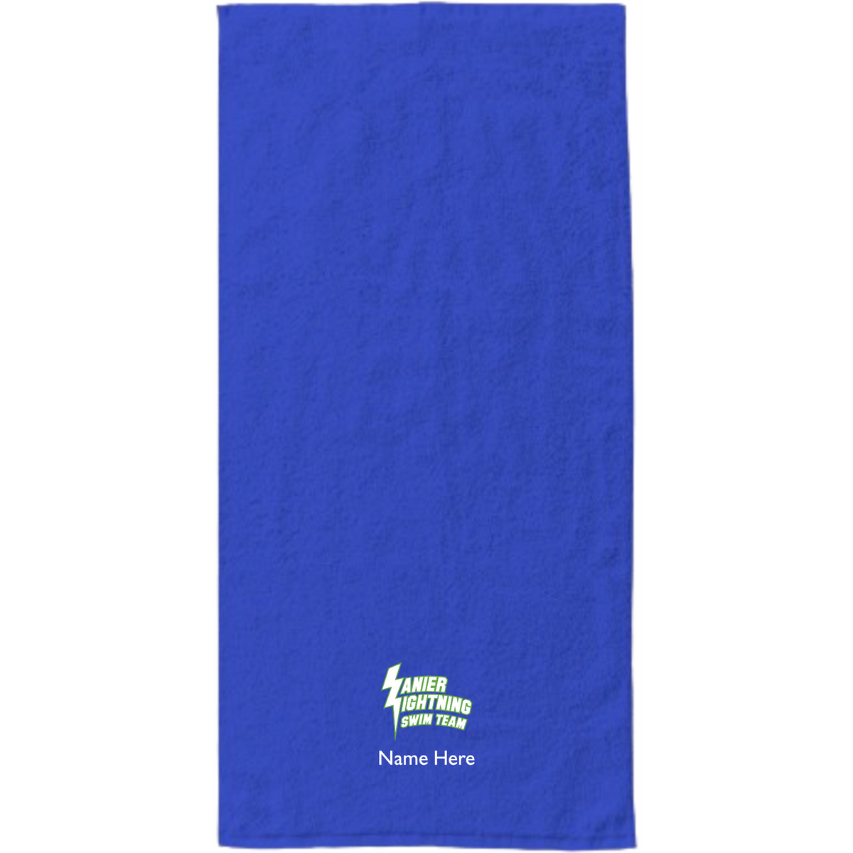 34" x 70" Velour Towel (Embroidered) - Lanier Christian Academy