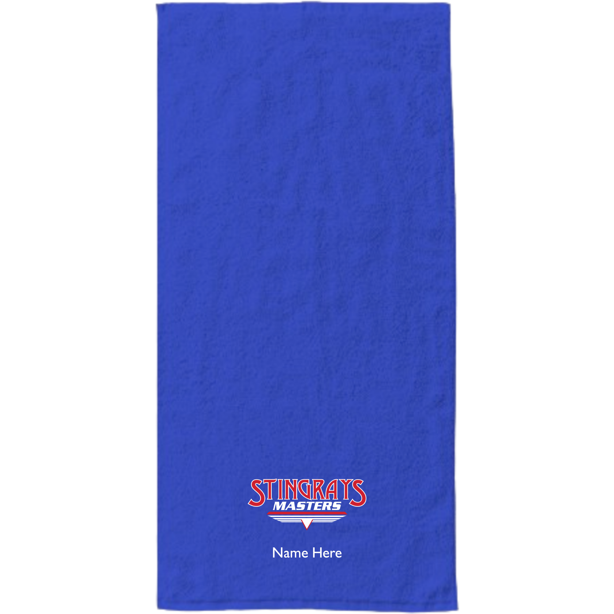 34" x 70" Velour Towel (Embroidered) - Stingrays Swimming (Masters Team)