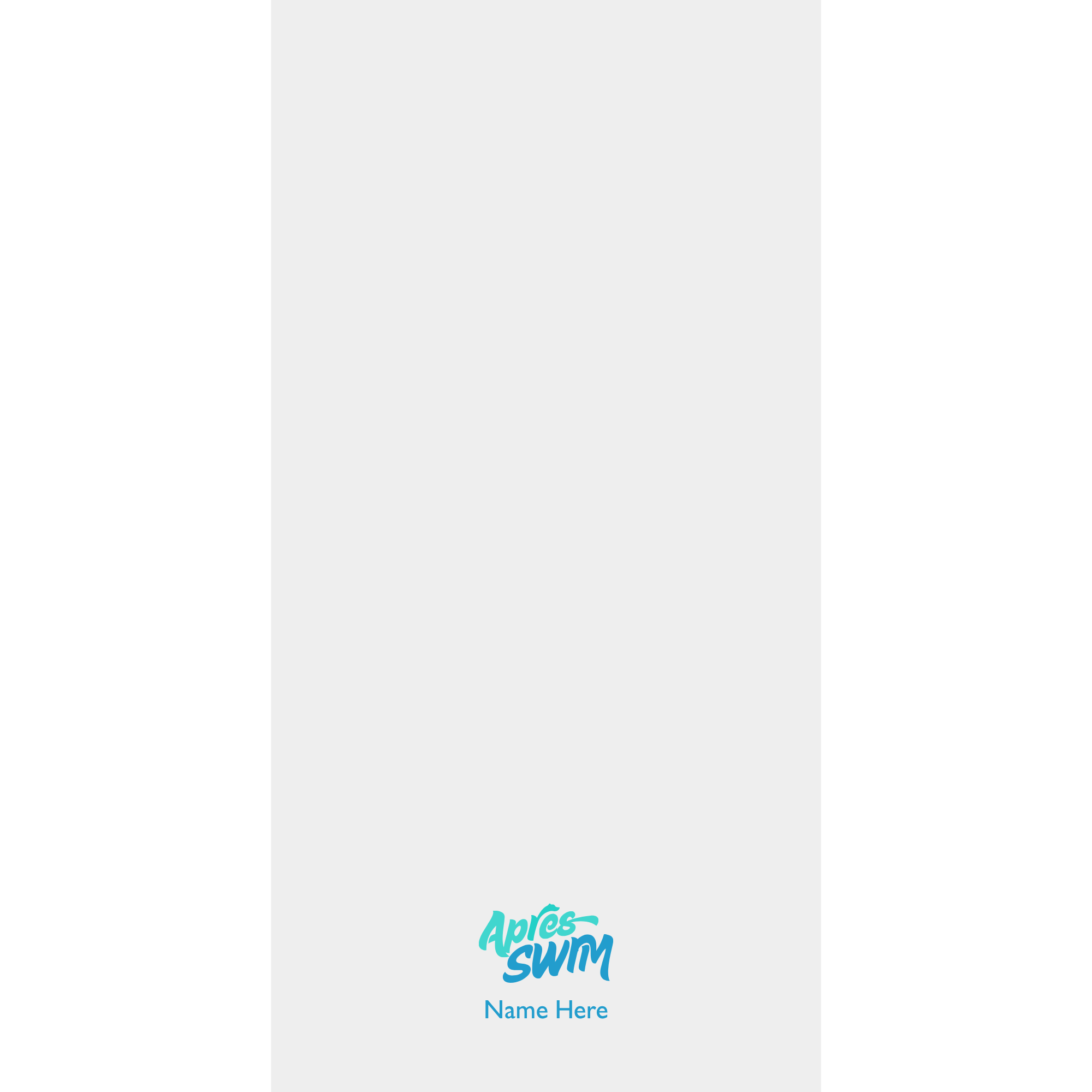 34" x 70" Velour Towel (Embroidered) - Apres Swim