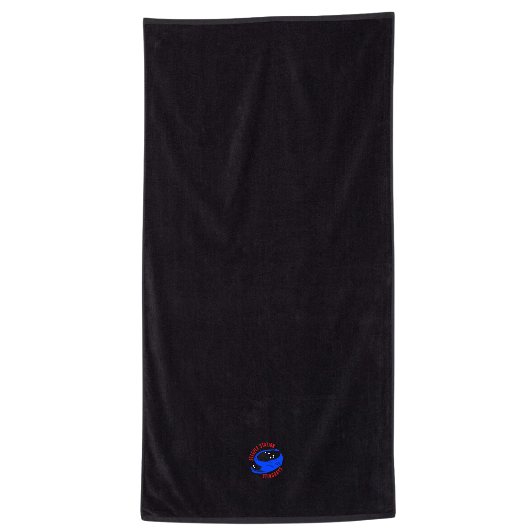 34" x 70" Velour Towel (Customized) - Steeple Station