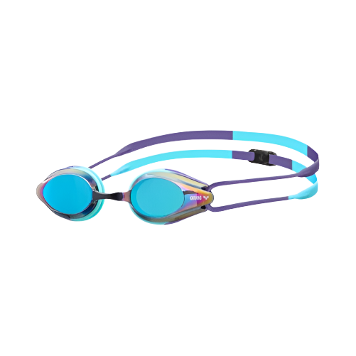 mirrored goggle Arena Tracks Mirror Goggle, Turquoise/Future Dusk