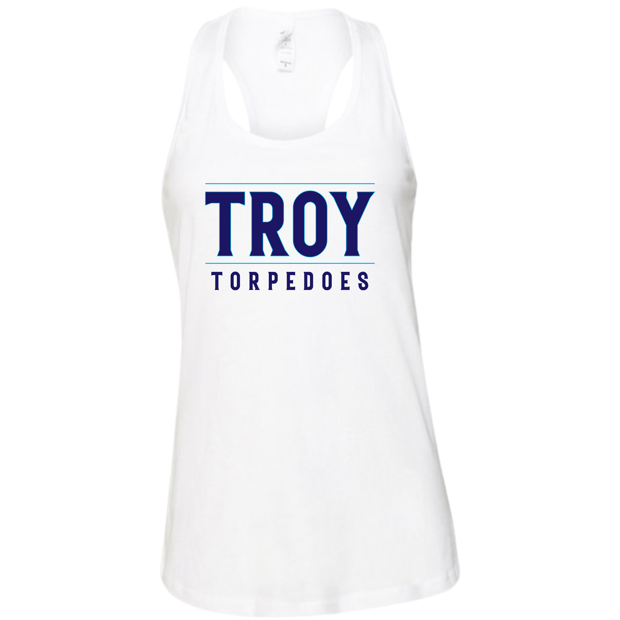 Ladies' Racer Back Tank #1 (Customized) - Troy Torpedoes