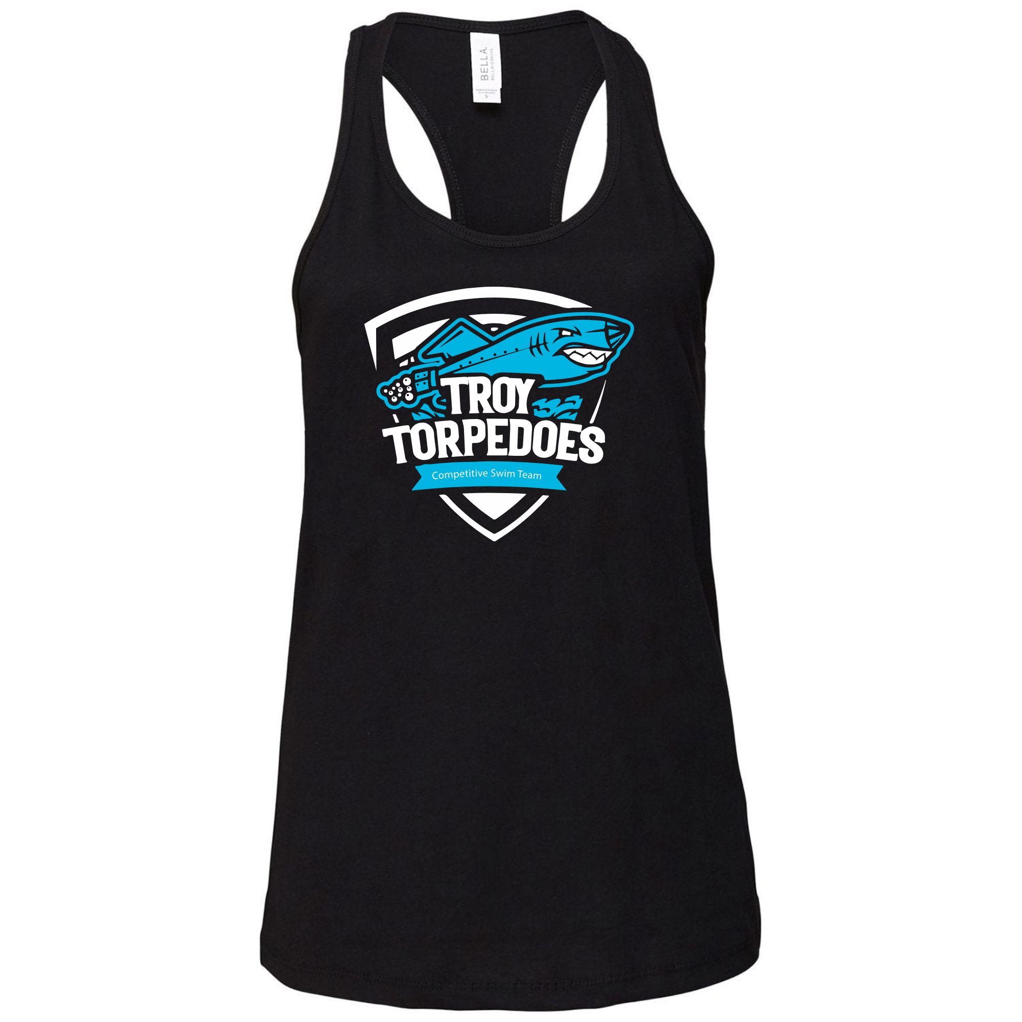 Ladies' Racer Back Tank #2 (Customized) - Troy Torpedoes