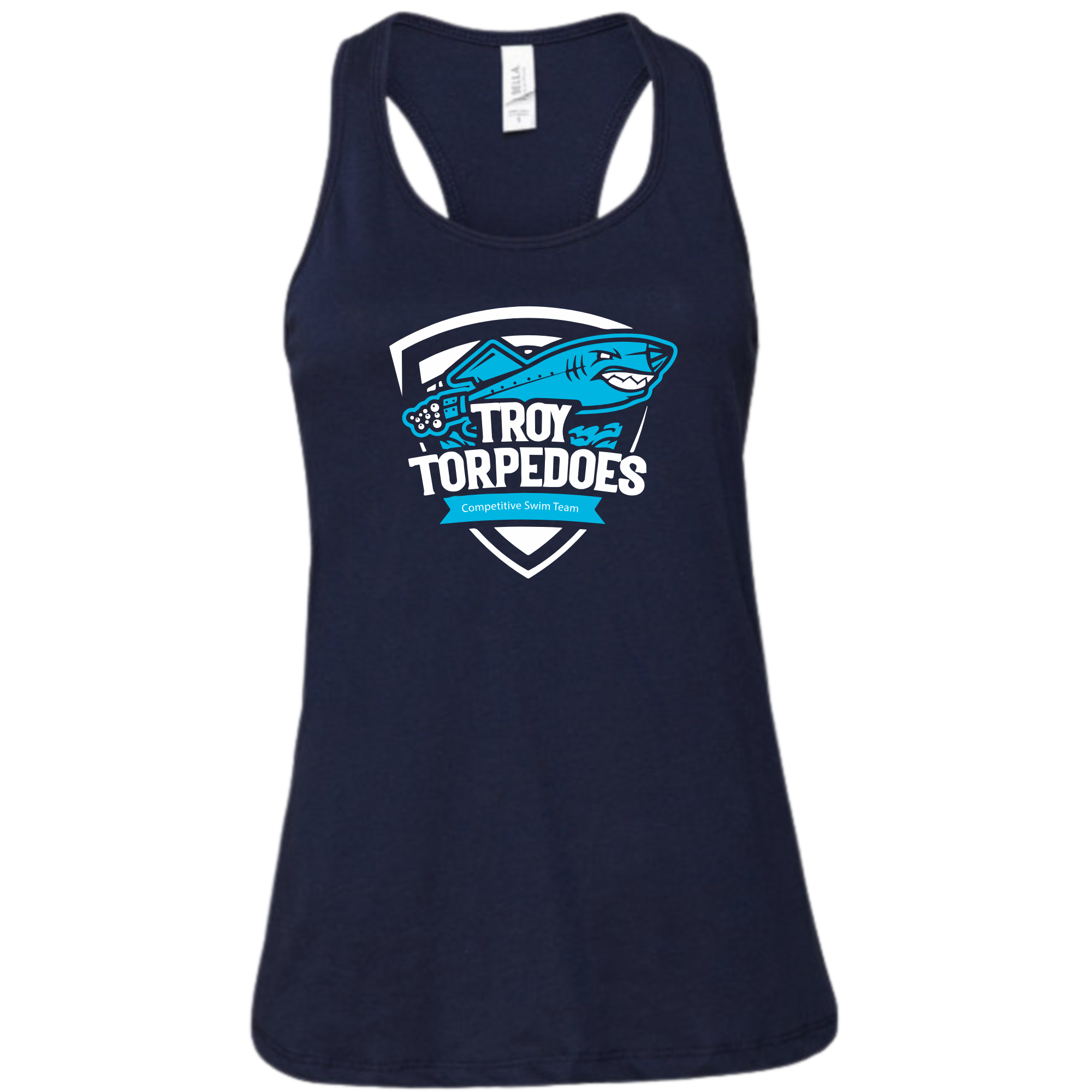 Ladies' Racer Back Tank #2 (Customized) - Troy Torpedoes