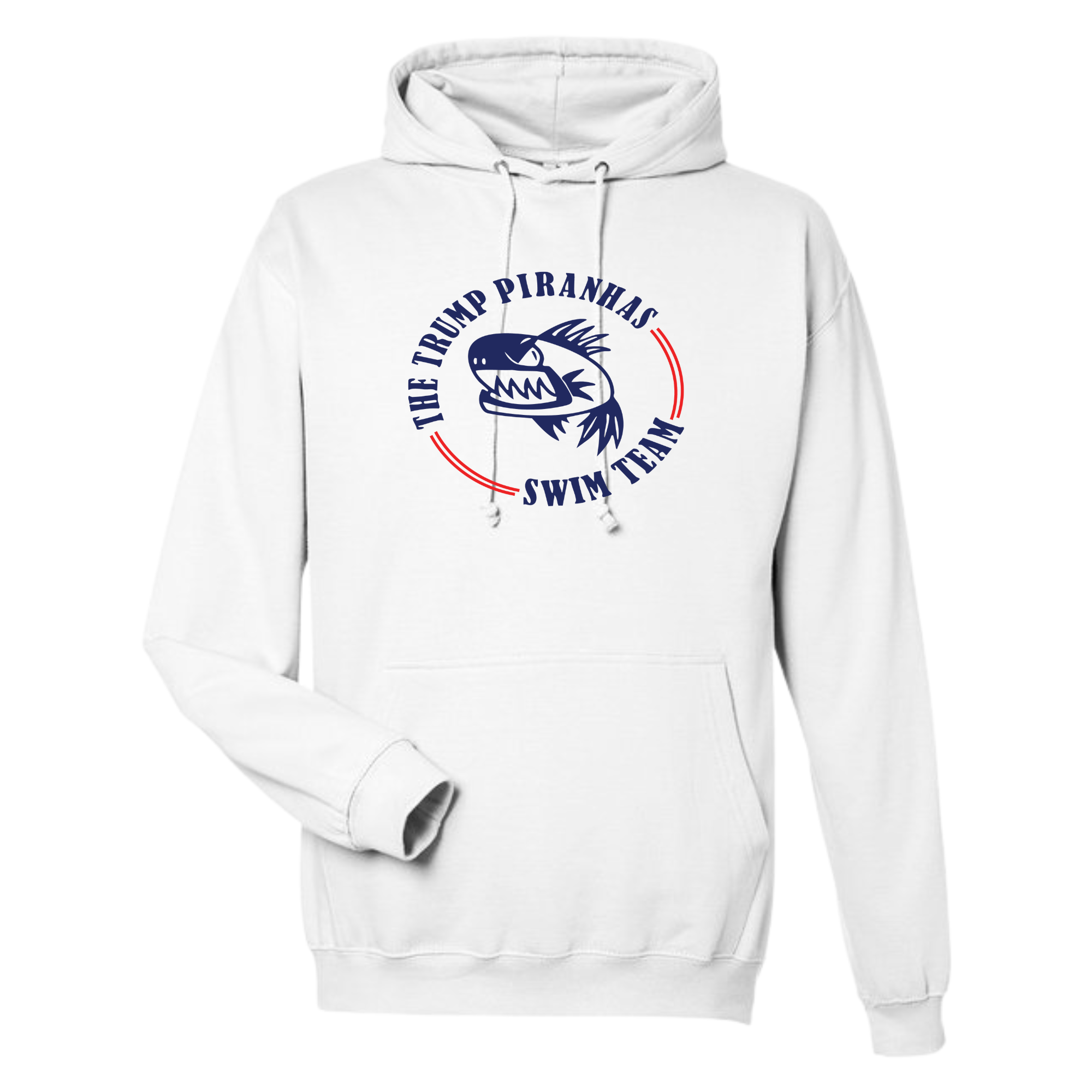 Medium Weight Unisex Hooded Sweatshirt (Customized) - Trump Piranhas