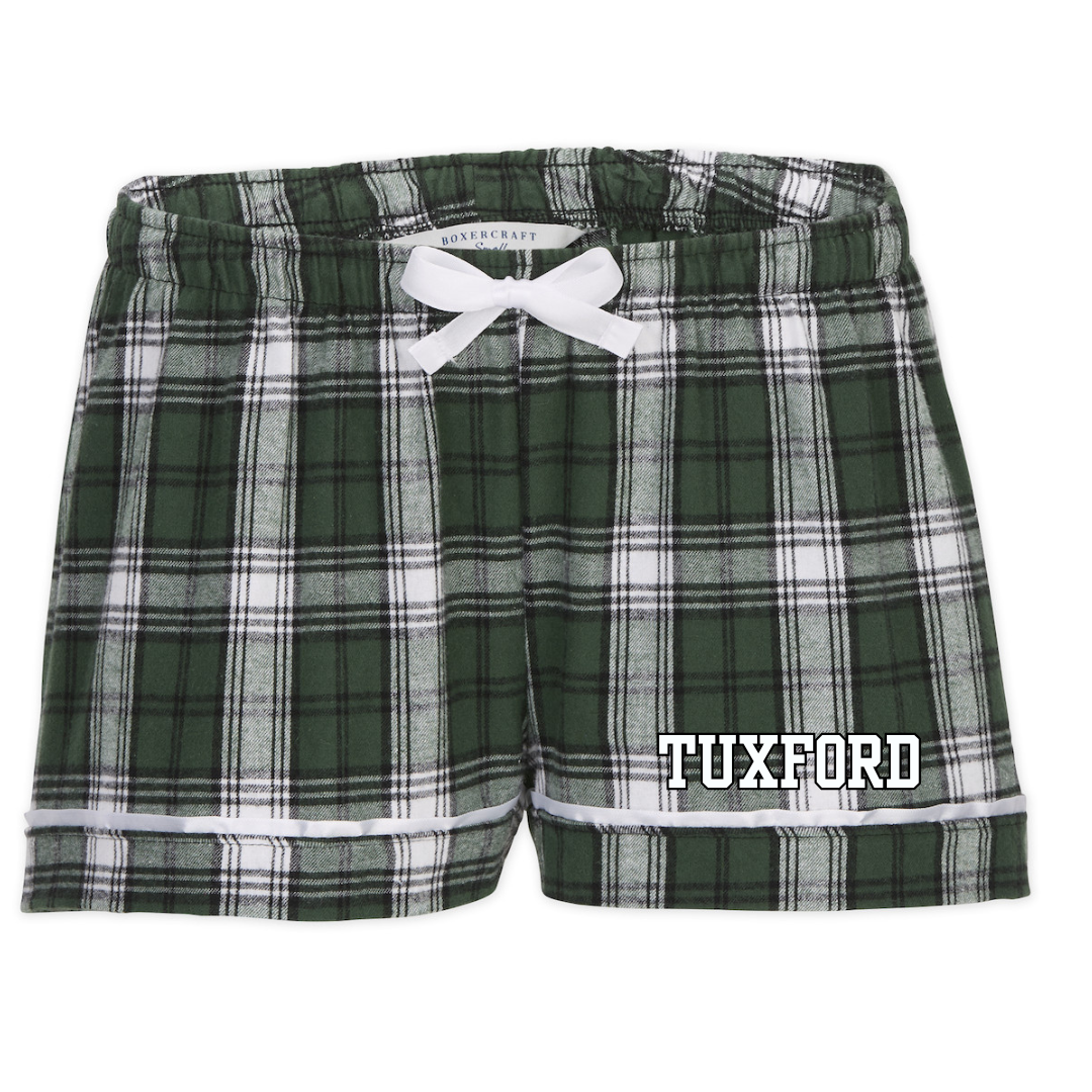 Boxercraft Women's Flannel Short (Customized) - Tuxford