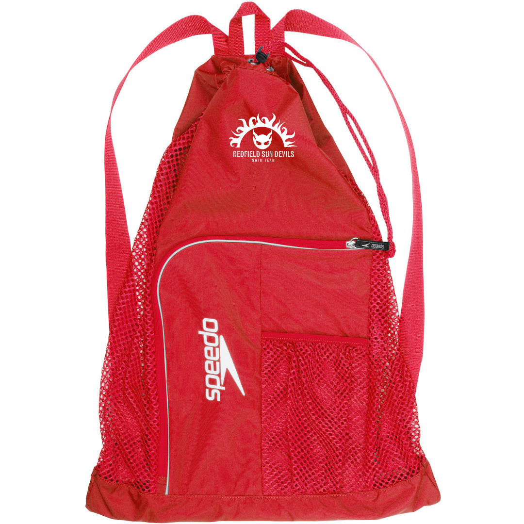 Speedo Deluxe Ventilator Backpack (Customized) - Redfield