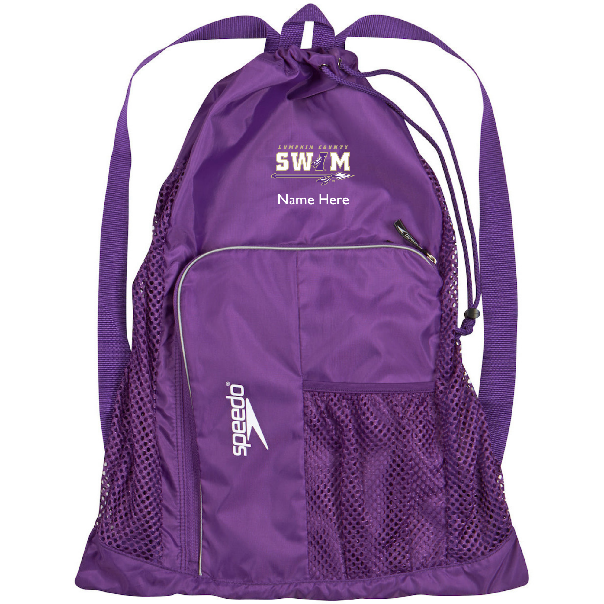 Speedo Deluxe Ventilator Backpack (Heat Press) - Lumpkin County Swim Team