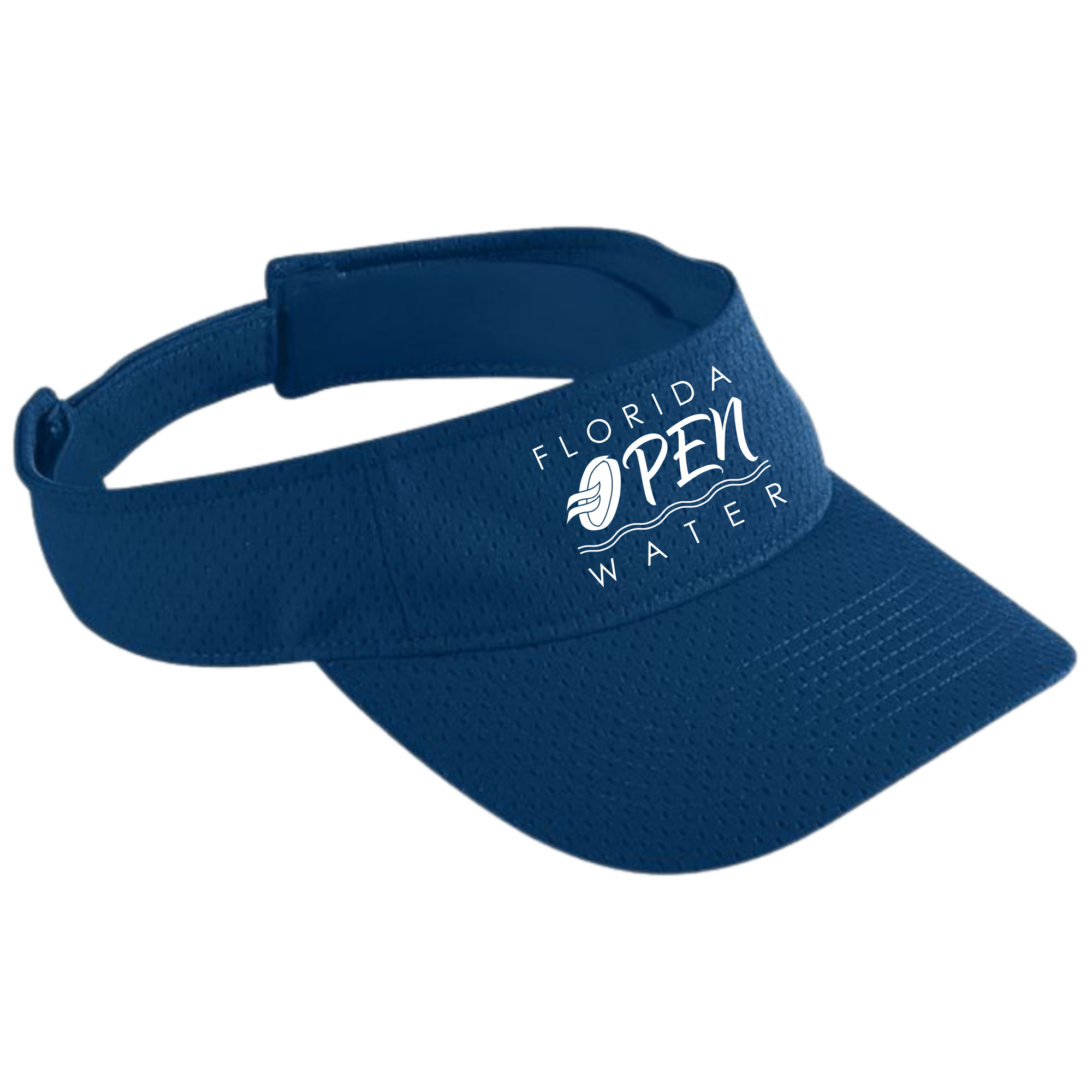 Athletic Mesh Visor (Embroidered) - Florida Open Water