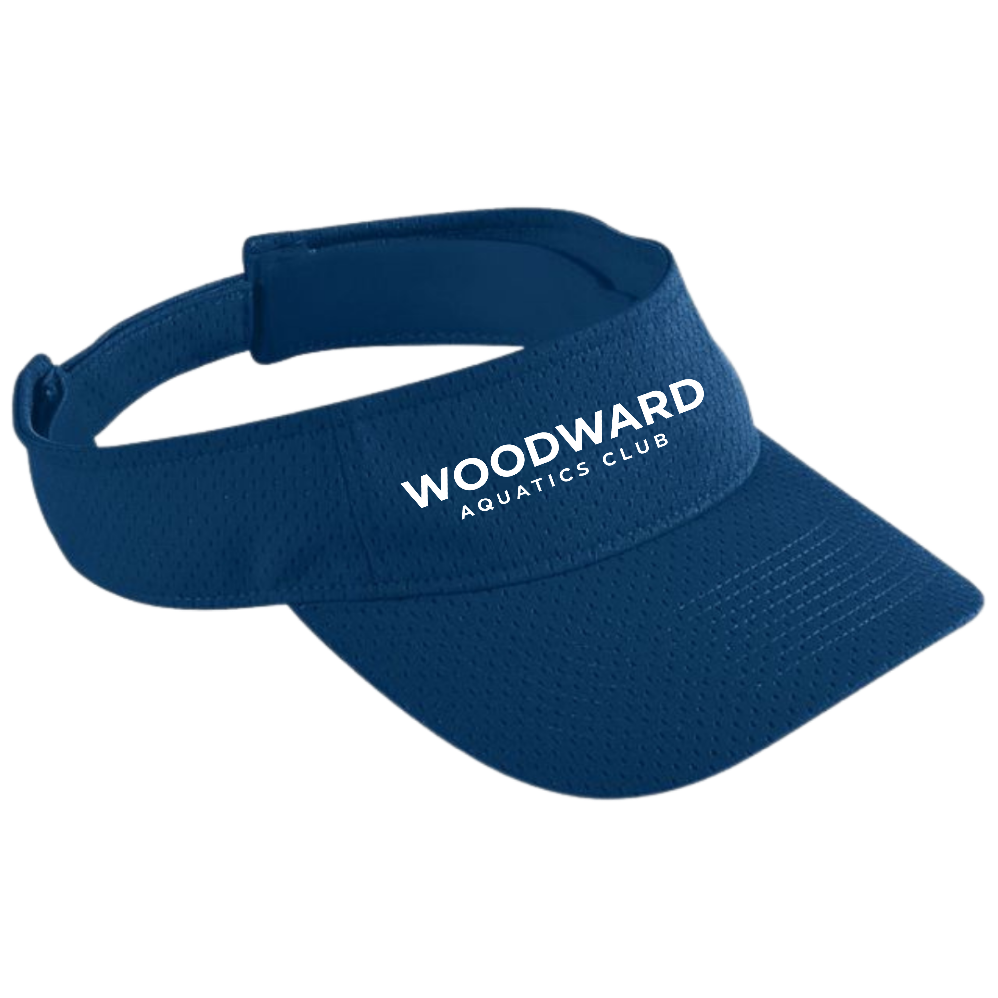 Athletic Mesh Visor (Embroidered) - Woodward Aquatics Club