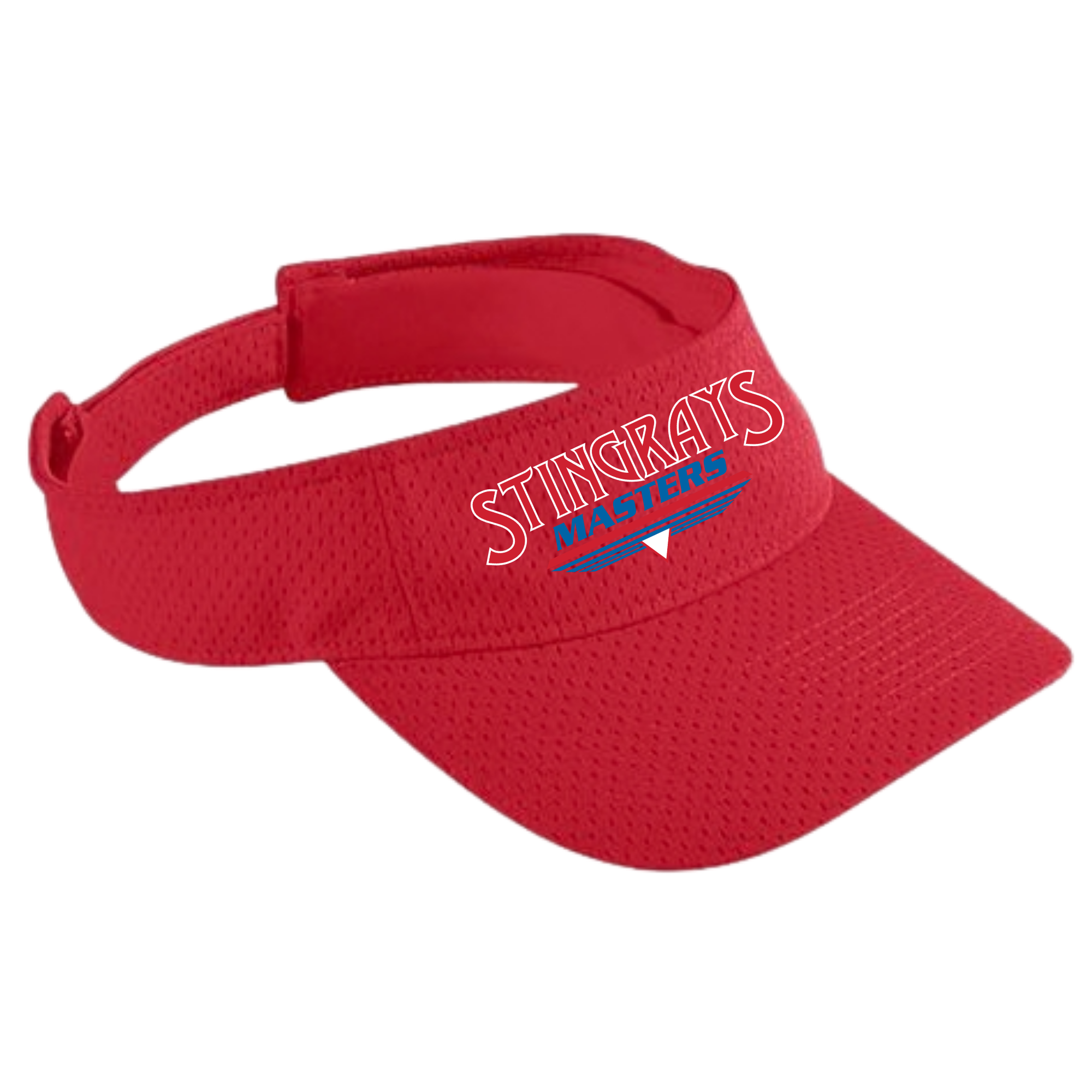 Athletic Mesh Visor (Embroidered) - Stingrays Swimming (Masters Team)