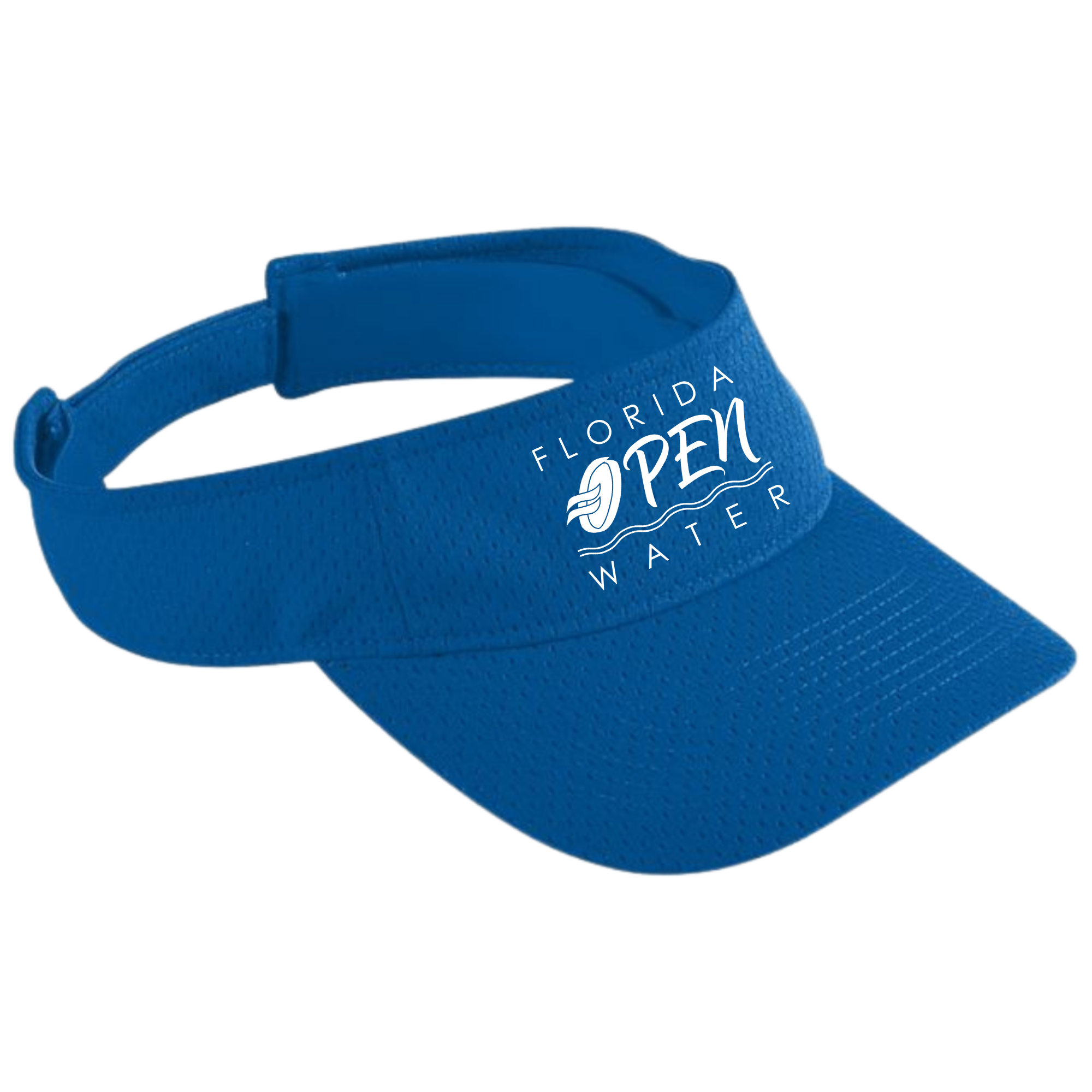 Athletic Mesh Visor (Embroidered) - Florida Open Water