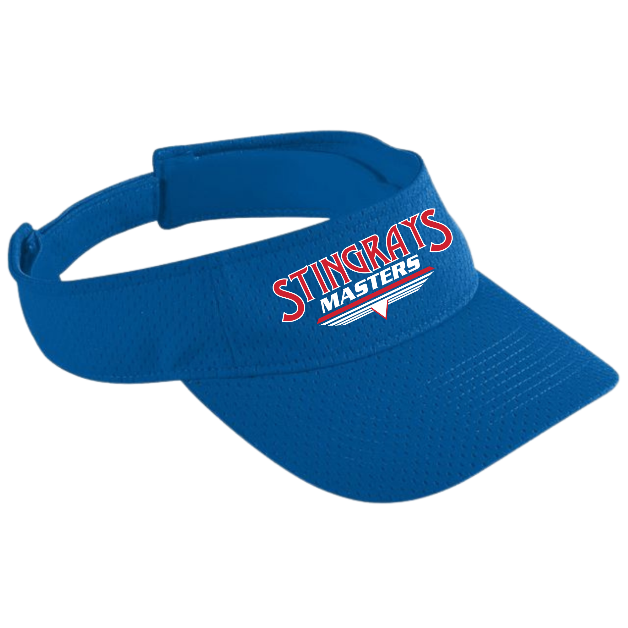 Athletic Mesh Visor (Embroidered) - Stingrays Swimming (Masters Team)