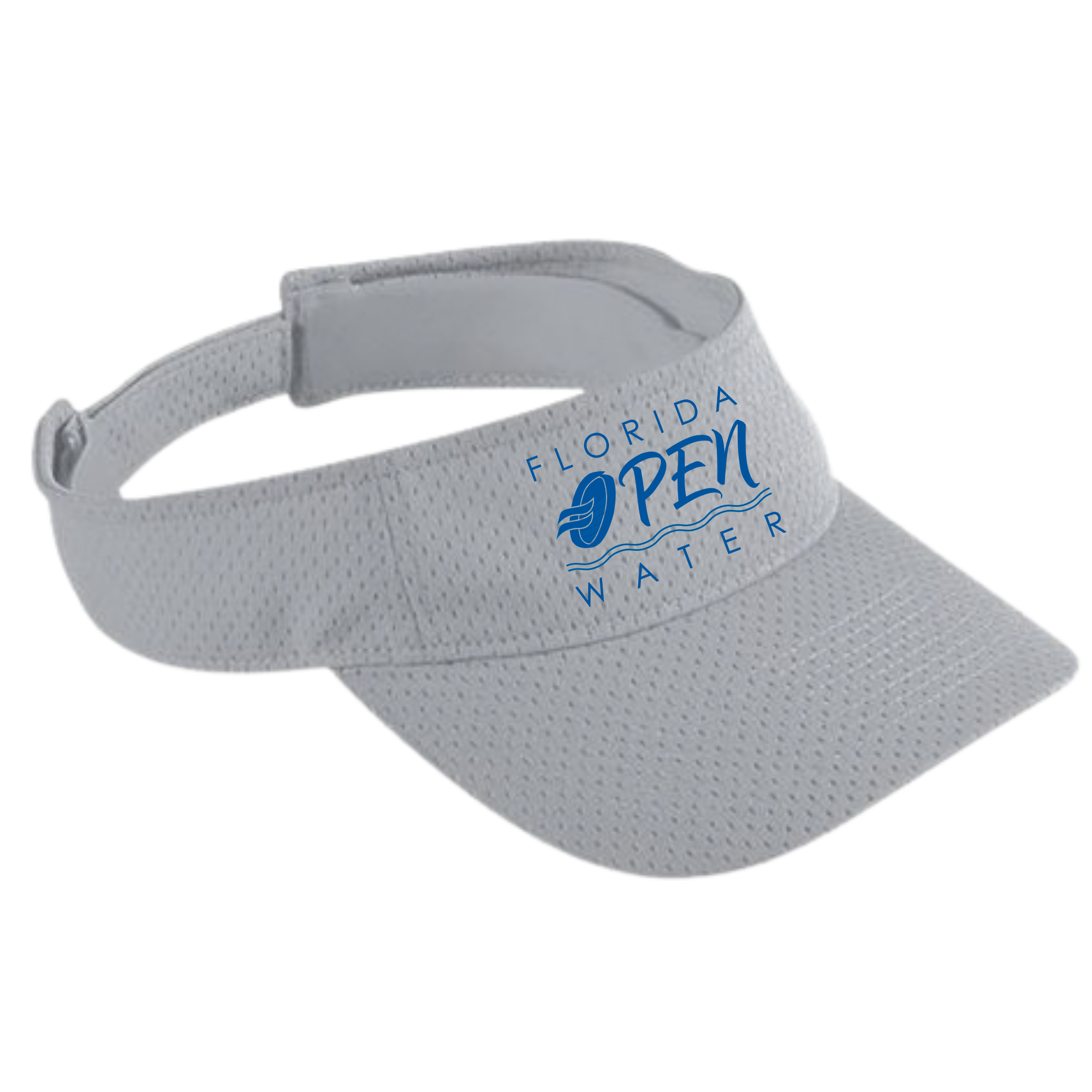 Athletic Mesh Visor (Embroidered) - Florida Open Water