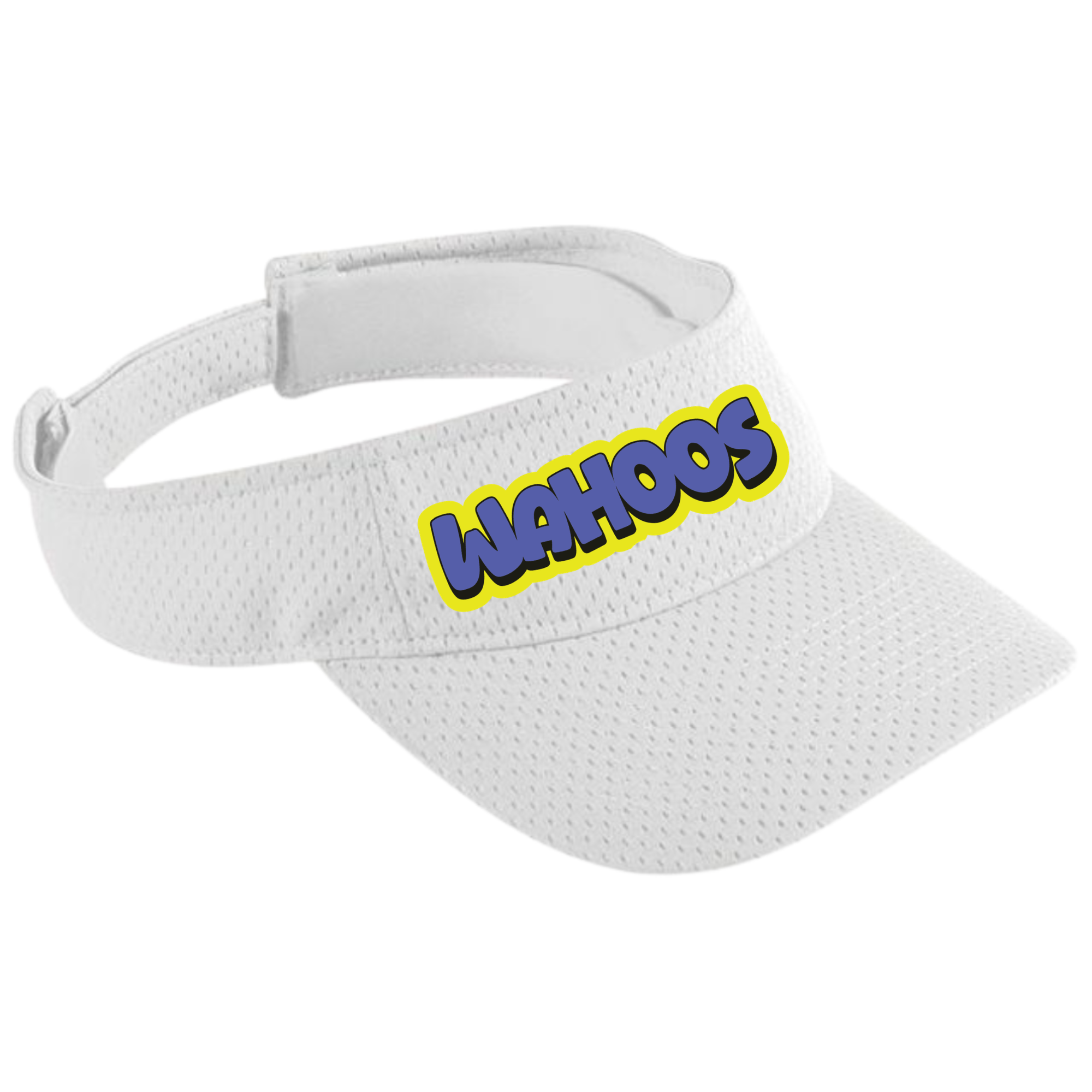 Athletic Mesh Visor (Embroidered) - Wahoos Summer Team