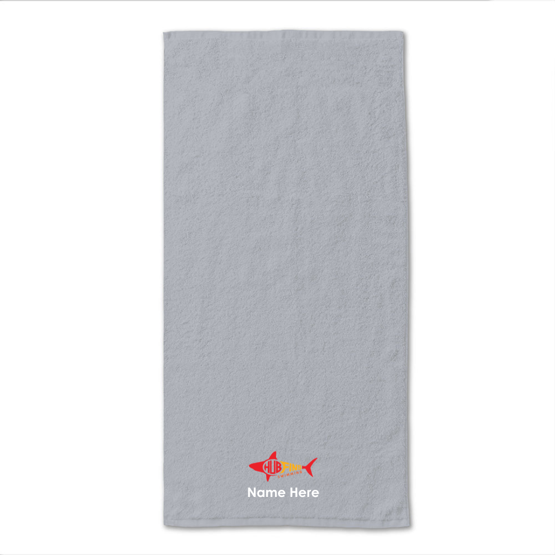 34" x 70" Velour Towel (Customized) - Hub Fins