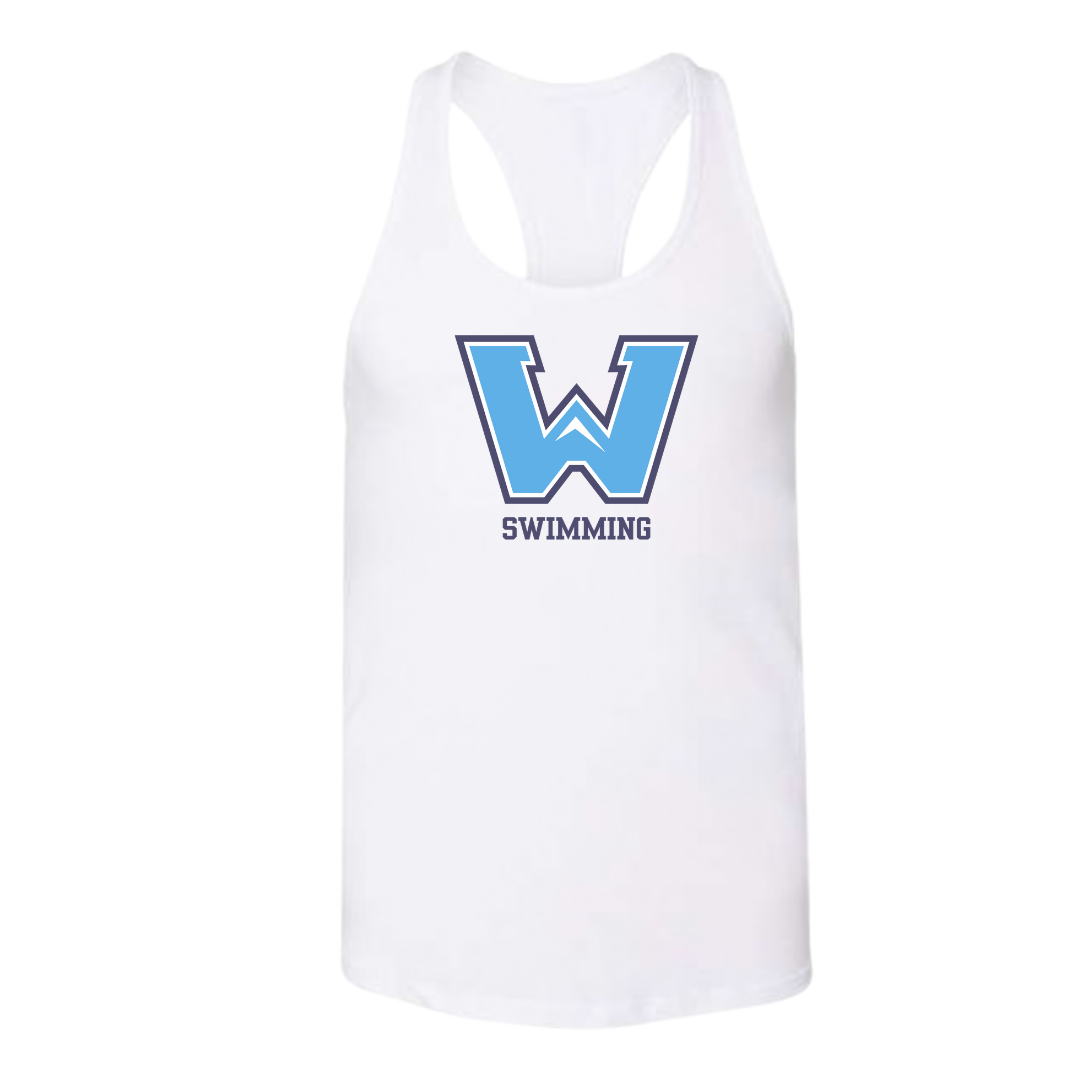Ladies'  Racerback Tank (Customized) - Watauga High School