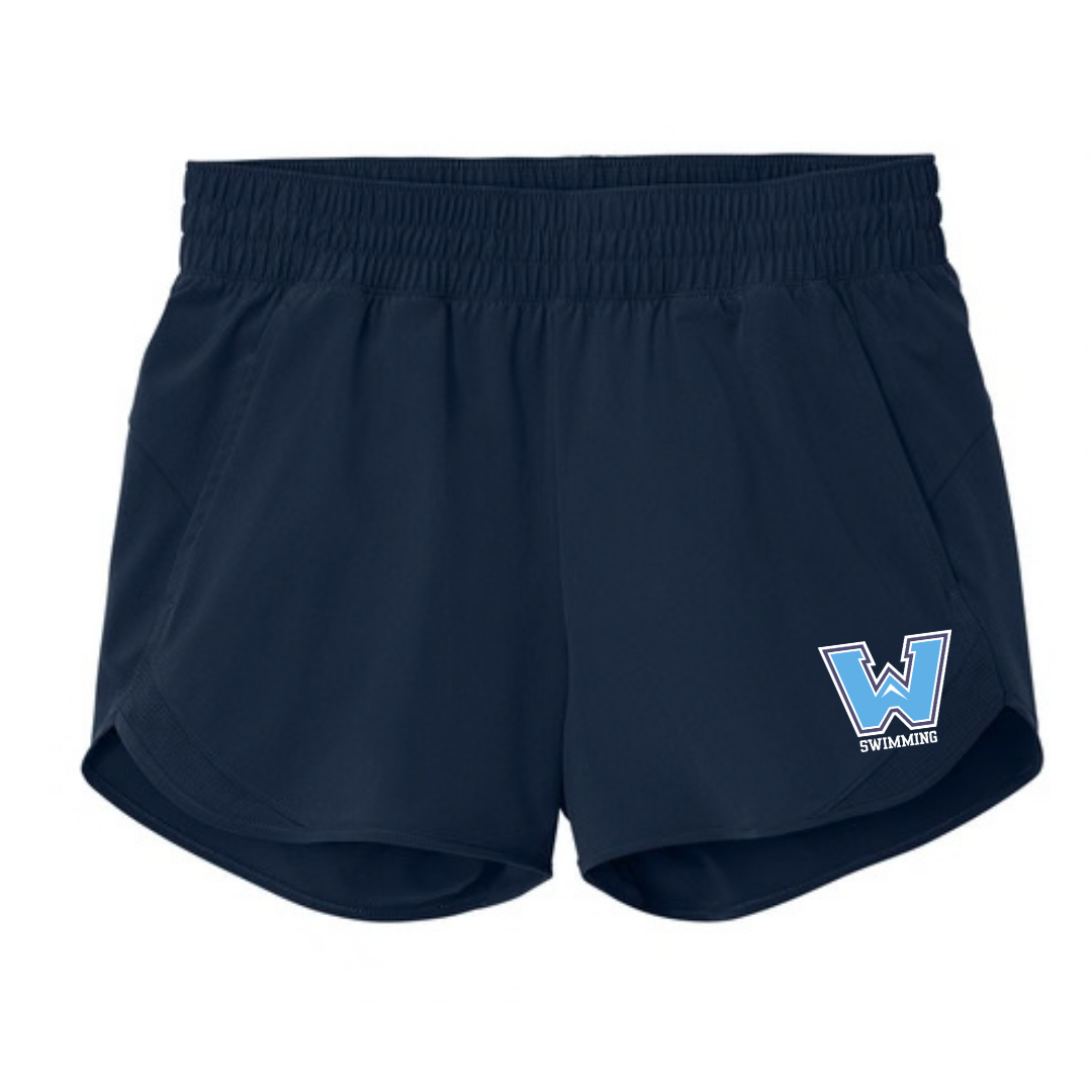 Female Athletic Shorts (Customized) - Watauga High School