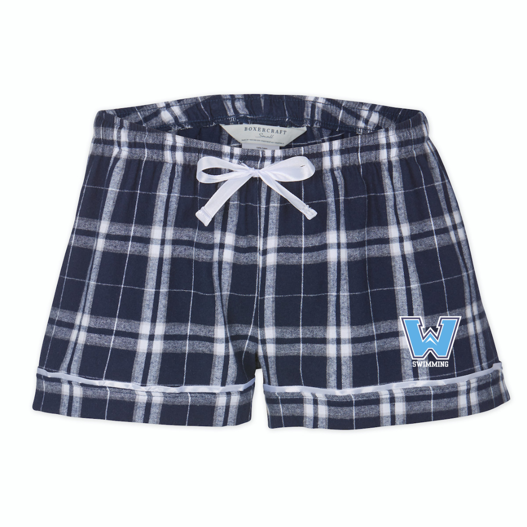 Boxercraft Women's Flannel Short (Customized) - Watauga High School