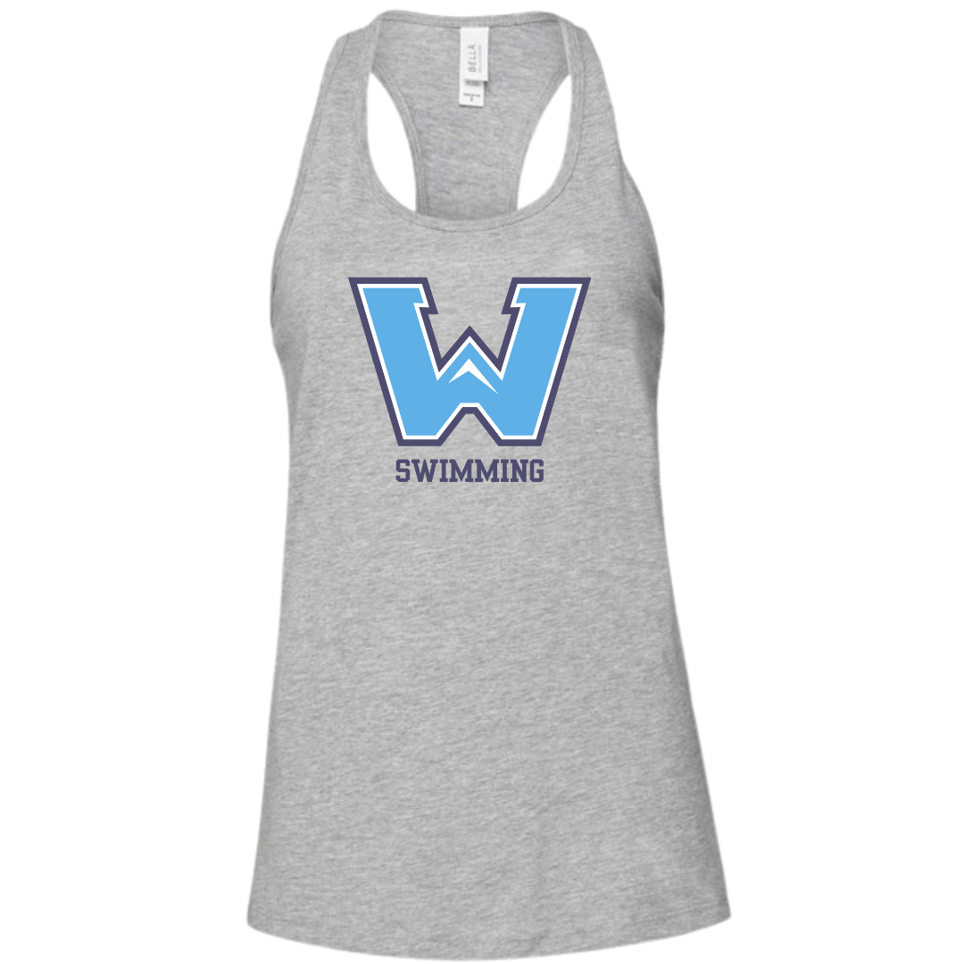 Ladies Racerback Flowy Tank (Customoized) - Watauga High School