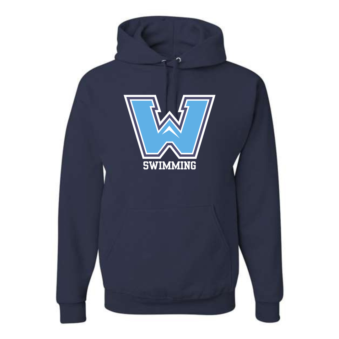 Medium Weight Unisex Hooded Sweatshirt (Customized) - Watauga High School