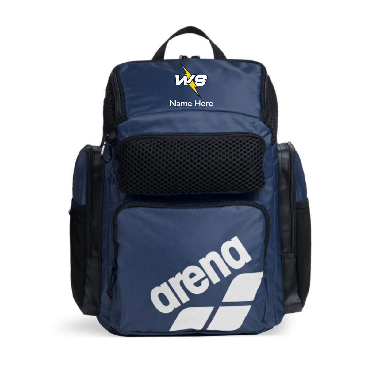 Arena One Go Backpack 45L (Embroidered) - Wellington Storm