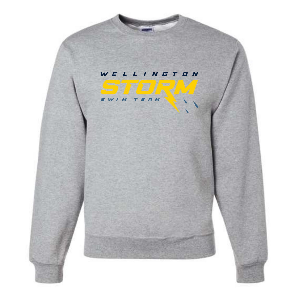 Medium Weight Unisex Crew Neck Sweatshirt (Customized) - Wellington Storm