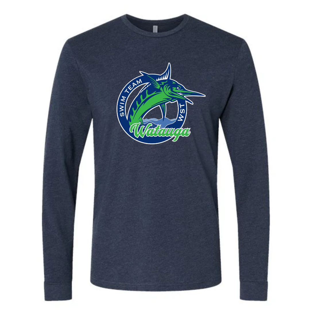 Long Sleeve Tee Shirt (Customized) Logo 2 - Watauga