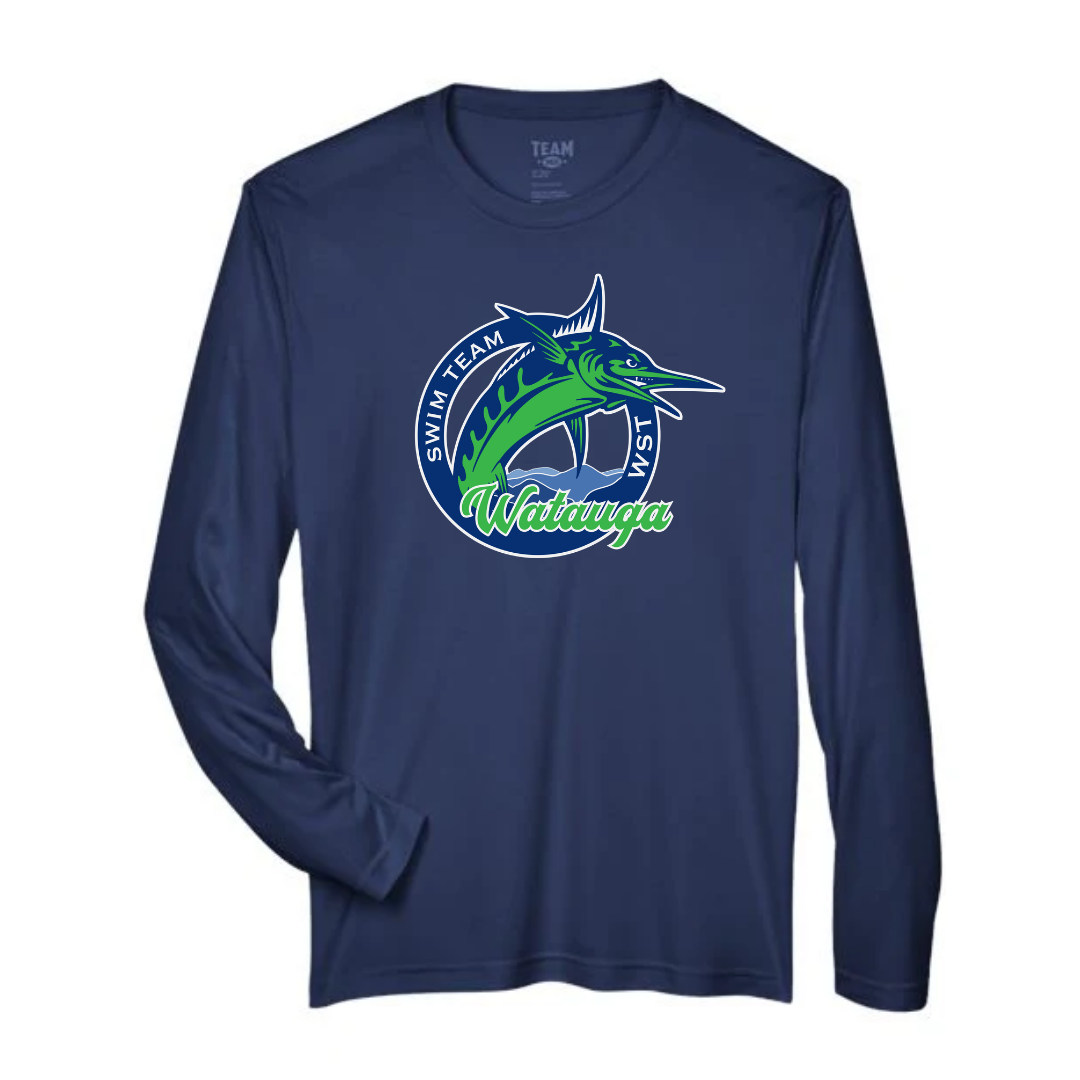 Performance Long-Sleeve Tee (Customized) Logo 2 - Watauga