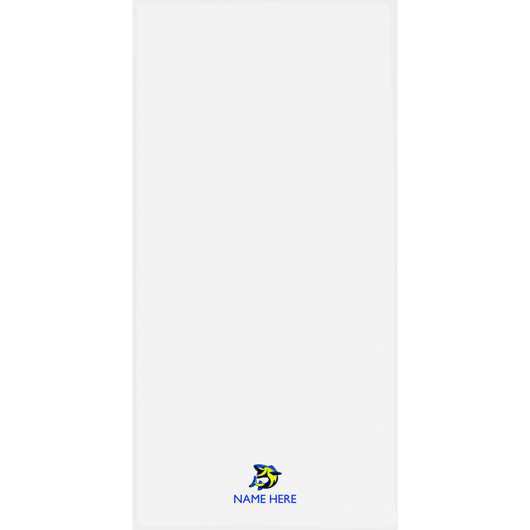 34" x 70" Velour Towel (Customized) - Wahoos of Jacksonville