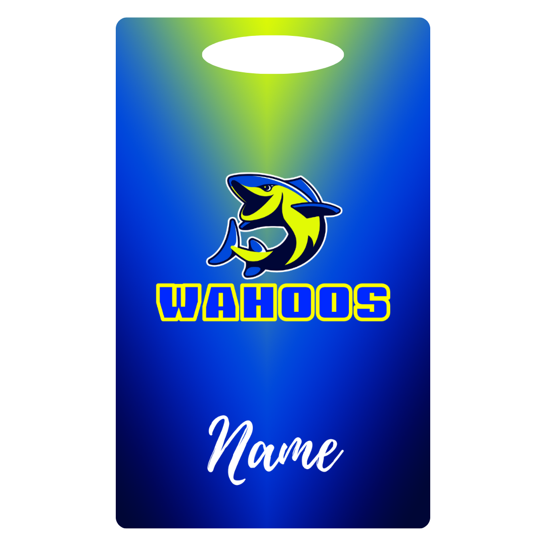 Aluminum Bag Tag (Customized) - Wahoos of Jacksonville