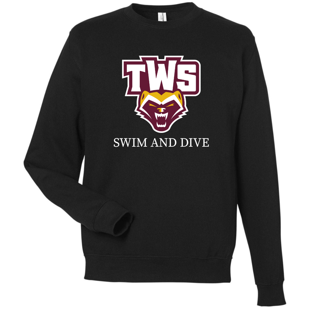 Fleece Crew Neck Sweatshirt (Customized) - Walker School