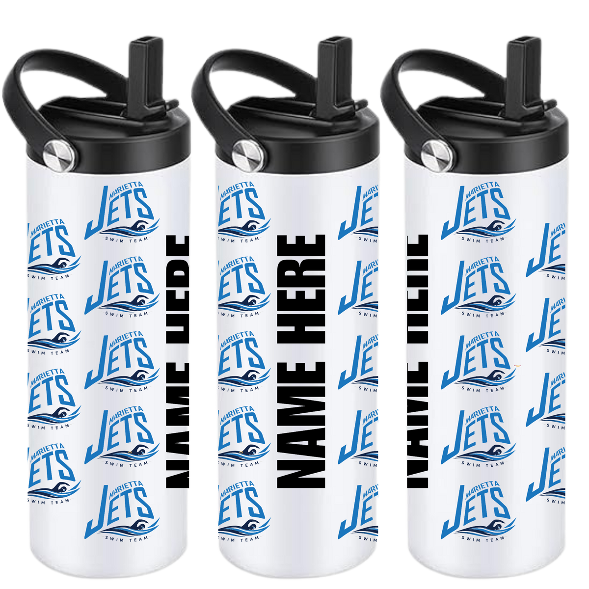 Personalized Insulated Sports Bottle 20oz (Customized) -  Marietta Jets