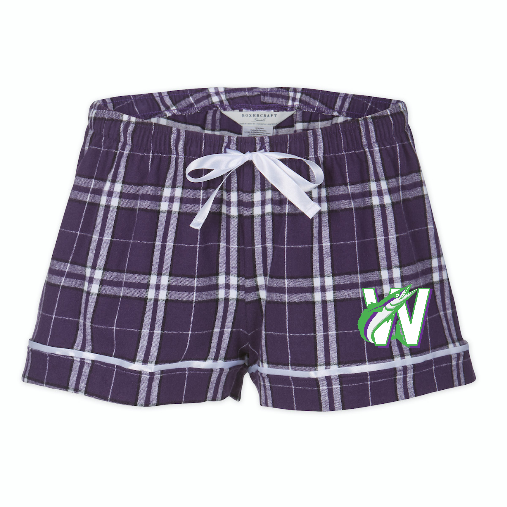 Boxercraft Women's Flannel Short (Heat Press) - Weddington