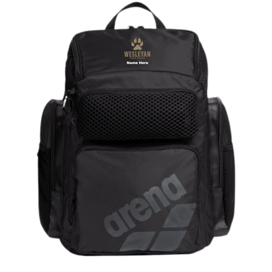 Arena One Go Backpack 45L (Embroidered) - Wesleyan