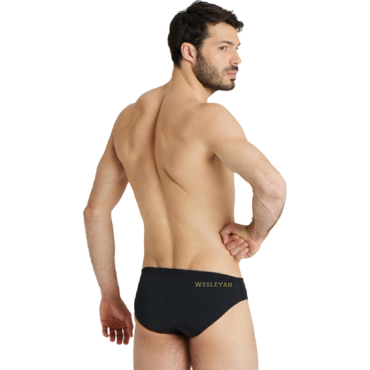 Arena Solid Brief (Customized) - Wesleyan