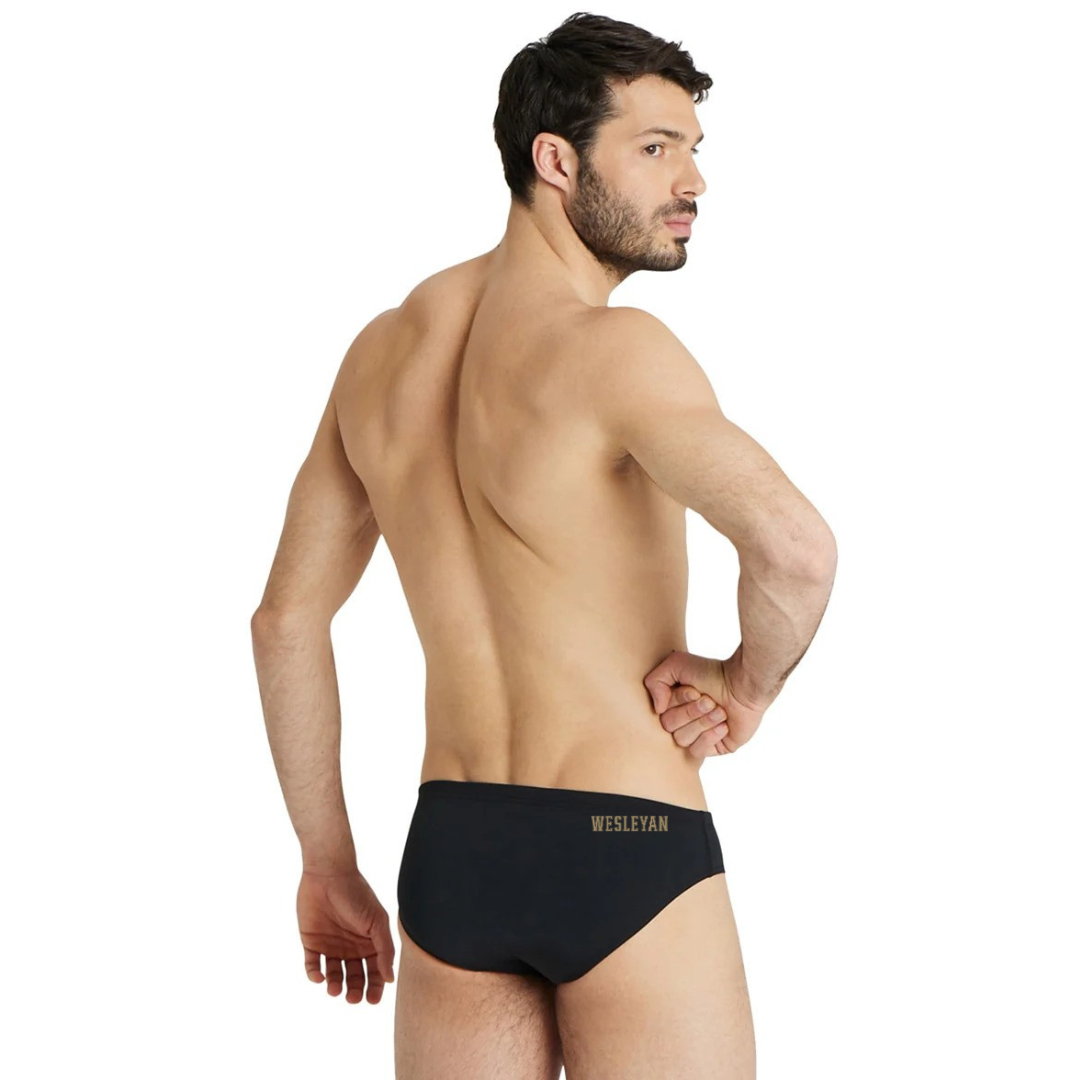 Arena Solid Brief (Heat Pressed) - Wesleyan