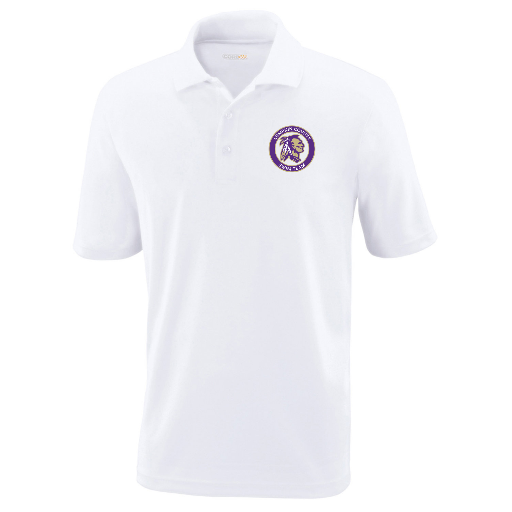 Performance Polo (Heat Press) - Lumpkin County Swim Team